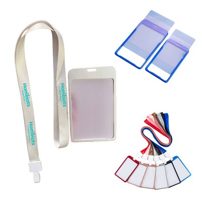Aluminum Alloy Certificate Hanging Rope Card Sleeve