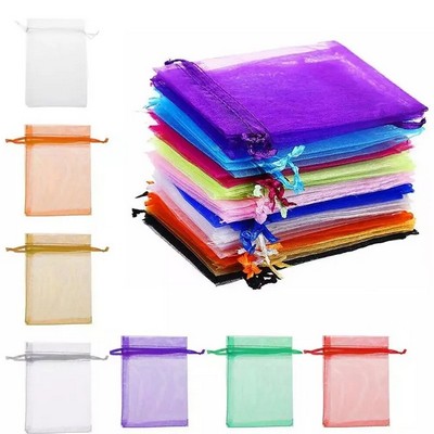 Organza Fabric Drawstring Gift Bag