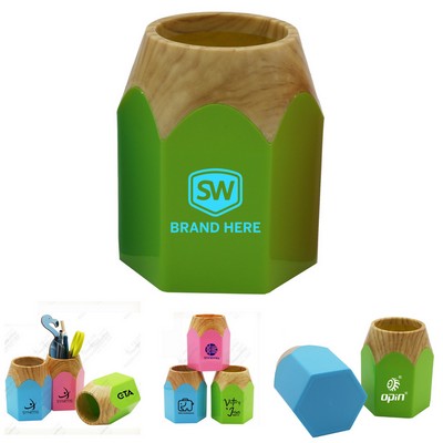Custom Logo Pen Holder