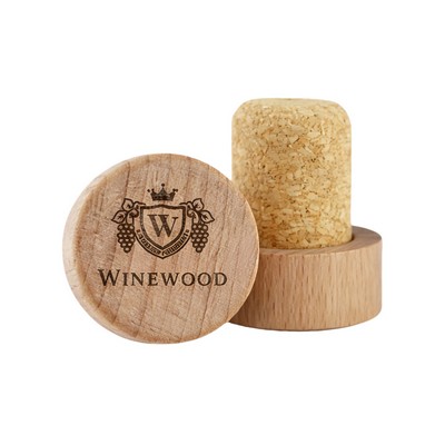 Natural Wood Wine Stopper