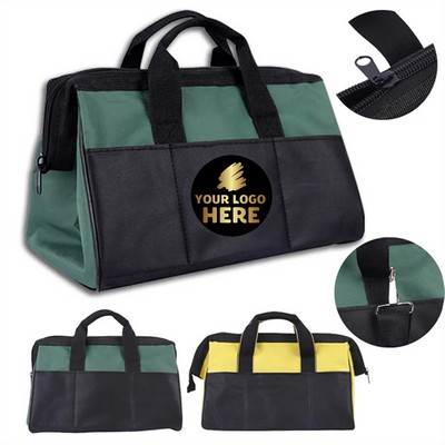 Heavy Duty Custom Zip Tool Tote Bag