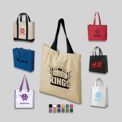 Popular Non-Woven Tote Bag - 12.50 " x 14.95 " x 4.72 "