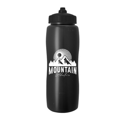 Garyline® Curve Sport Bottle with Mighty-Shot Valve Lid - 32 oz.