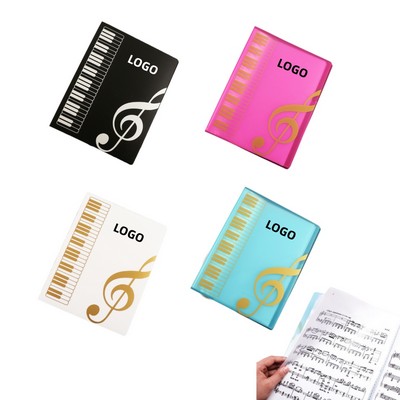 A4 Pp 40 Pockets Music Sheet Folder