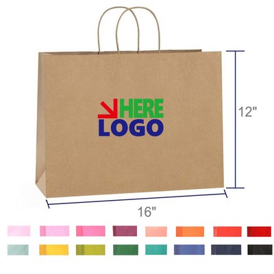 16x12" Kraft Paper Bags with Handle