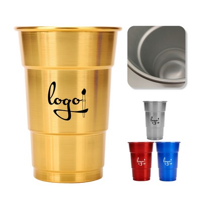 Reusable Eco-Friendly 16oz Aluminum Cup