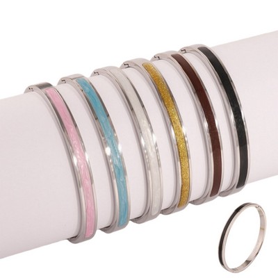 Enamel Stainless Steel Bangle/Bracelet