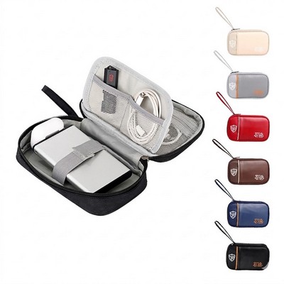 Water Resistant Travel Tech Organizer Pouch for Cables and Power Bank