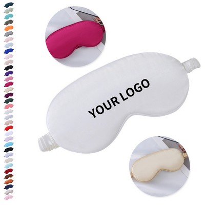 Satin Fabric Sleep Eye Mask For Travel Rest