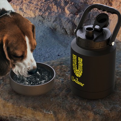 68 oz Asobu Mighty Jug with Dog Bowl