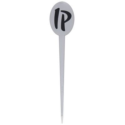 4" Oval Head Pick with 1 Color Imprint