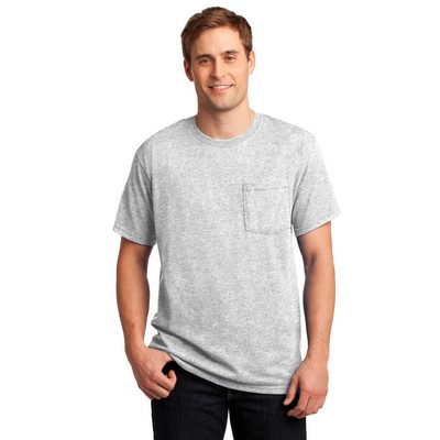 Jerzees - Dri-Power 50/50 Cotton/Poly Pocket T-Shirt.
