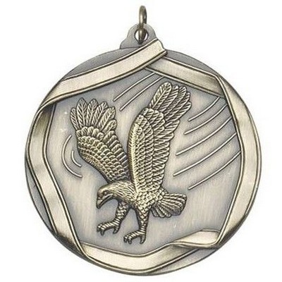 Medal "Eagle" - 2-1/4" dia. Die Cast