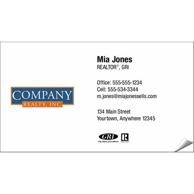 Full Color Business Card Labels (3 1/2"x2")