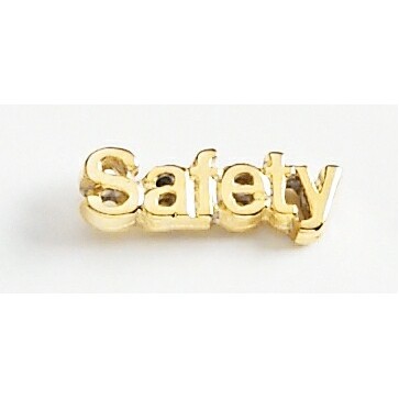 Safety Marken Design Cast Lapel Pin (Up to 5/8")