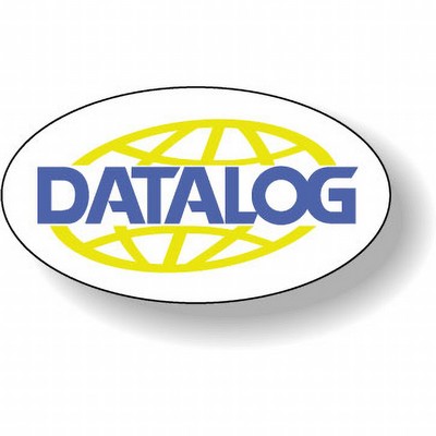 White Matte Block-Out Flexo-Printed Stock Shape Oval Label (.625"x1.125")