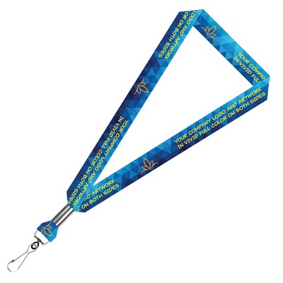 Lanyard - Non-breakaway Deluxe Print - 1.0" (1.0" / 25.4mm)