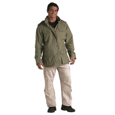 Sage Green Lightweight Vintage Military M-65 Field Jacket (XXS-XL)