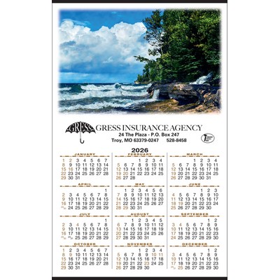 Colorful Palette "Elliot Falls Michigan UP" Year-In-View® Hangers Calendar