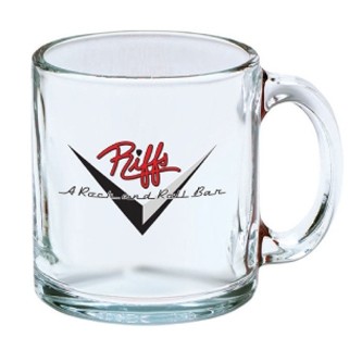 13 Oz. Clear Glass Coffee Mug