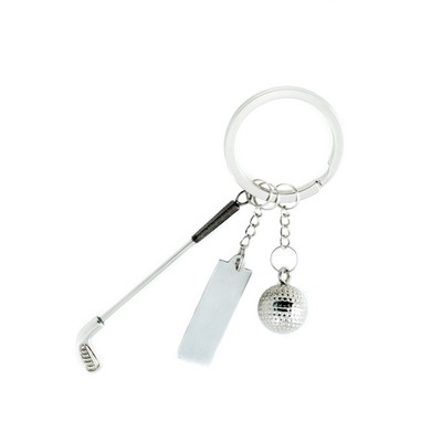 Golf Club Key Ring
