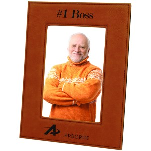 Rawhide Brown Leatherette Frame (5" x 7")