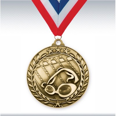 3D Sports & Academic Medal / Swimming