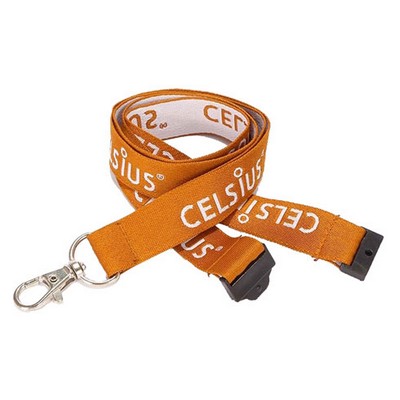 3/4" Woven Lanyard w/Safety Breakaway
