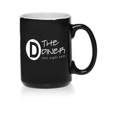15 Oz. El Grande Two Tone Glossy Coffee Mugs