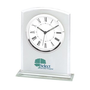 Glass Mantel Clock