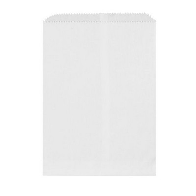 White Kraft Paper Merchandise Bag (8½"x11")