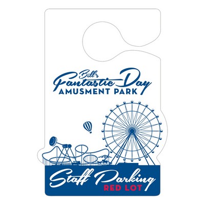 Plastic Sign | Custom | Die Cut Shape | .035" Thickness | 42 to 56 Sq In