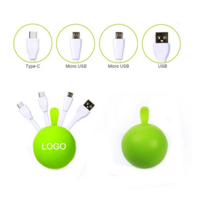 Silicone Ball shape USB cable