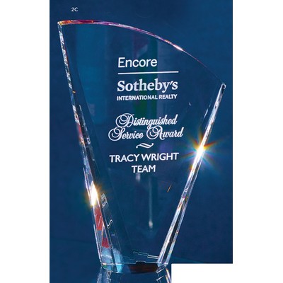 7½" Spectra Color Crystal Prismatic Sail Award