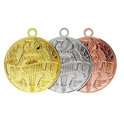 Scholastic Medals (2" w/ Round Loop)