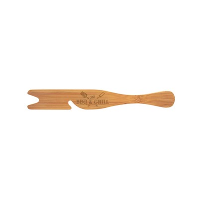 14" Bamboo Oven Rack Tool