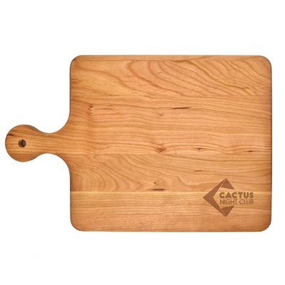 10 1/2" x 16" Cherry Paddle Cutting Board