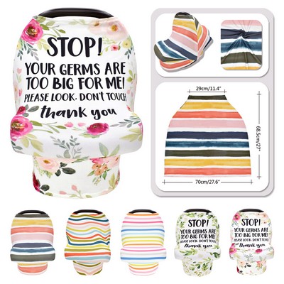 Full Color Baby Car Seat Cover