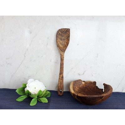 Rustic Handle Corner Spoon