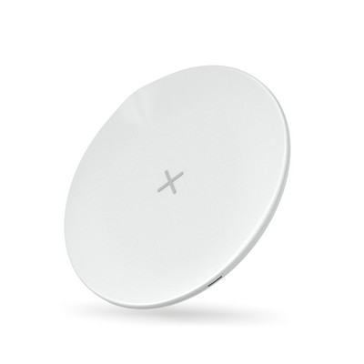 15W fast charging slim round desktop wireless charger