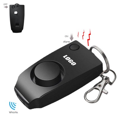 Safety Alarm Keychain w/Whistle