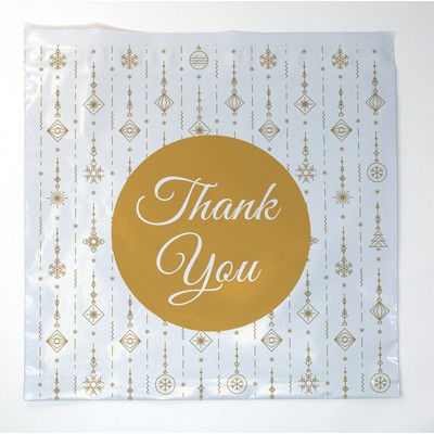 Holiday Gold Seasonal Predesigned Poly Mailer (10" x 12")