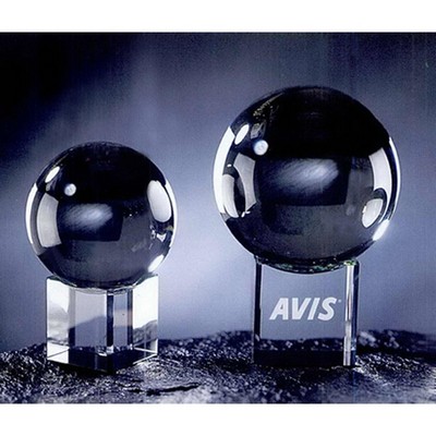 Gazing Ball Award w/Clear Base (5"x2½"x¾")