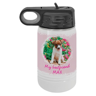 12 oz. White Sublimatable Polar Camel Water Bottle
