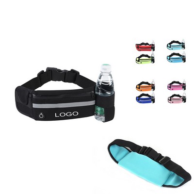 Sports Waist Bag W/ Bottle Holder