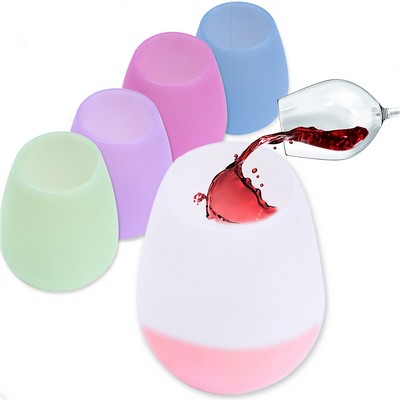 14 Oz. Silicone Stemless Wine Glass