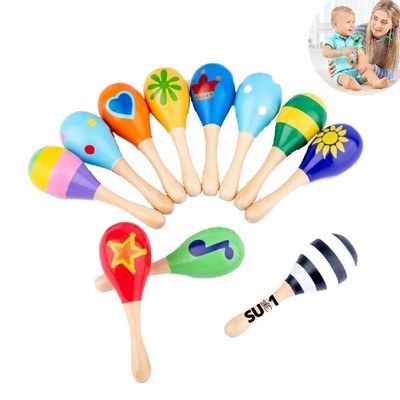 Wooden Maracas Rattles