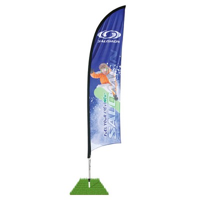 17' Shark Fin Wind Flag Kit - Single Sided