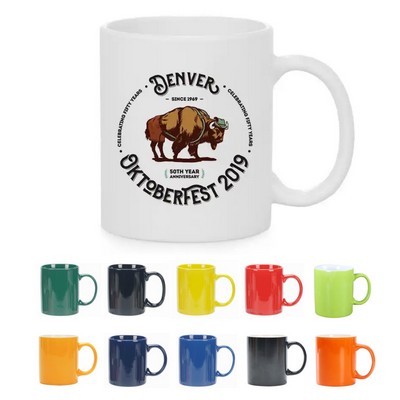 11 Oz. Traditional Milk Ceramic Mug