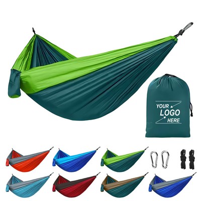 Lightweight Nylon Hammock w/Carry Bag